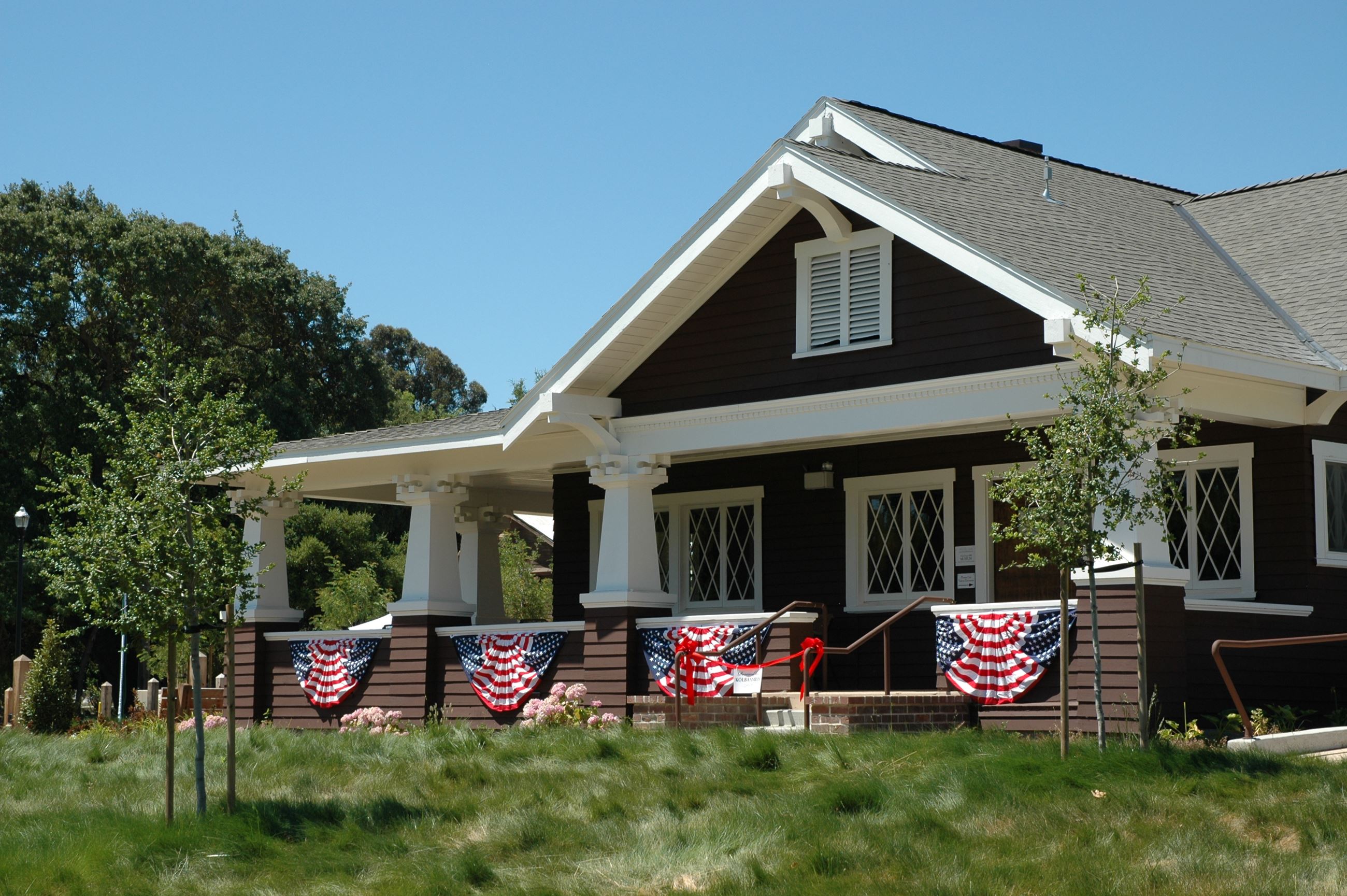 Kolb House in spring at Heritage Park