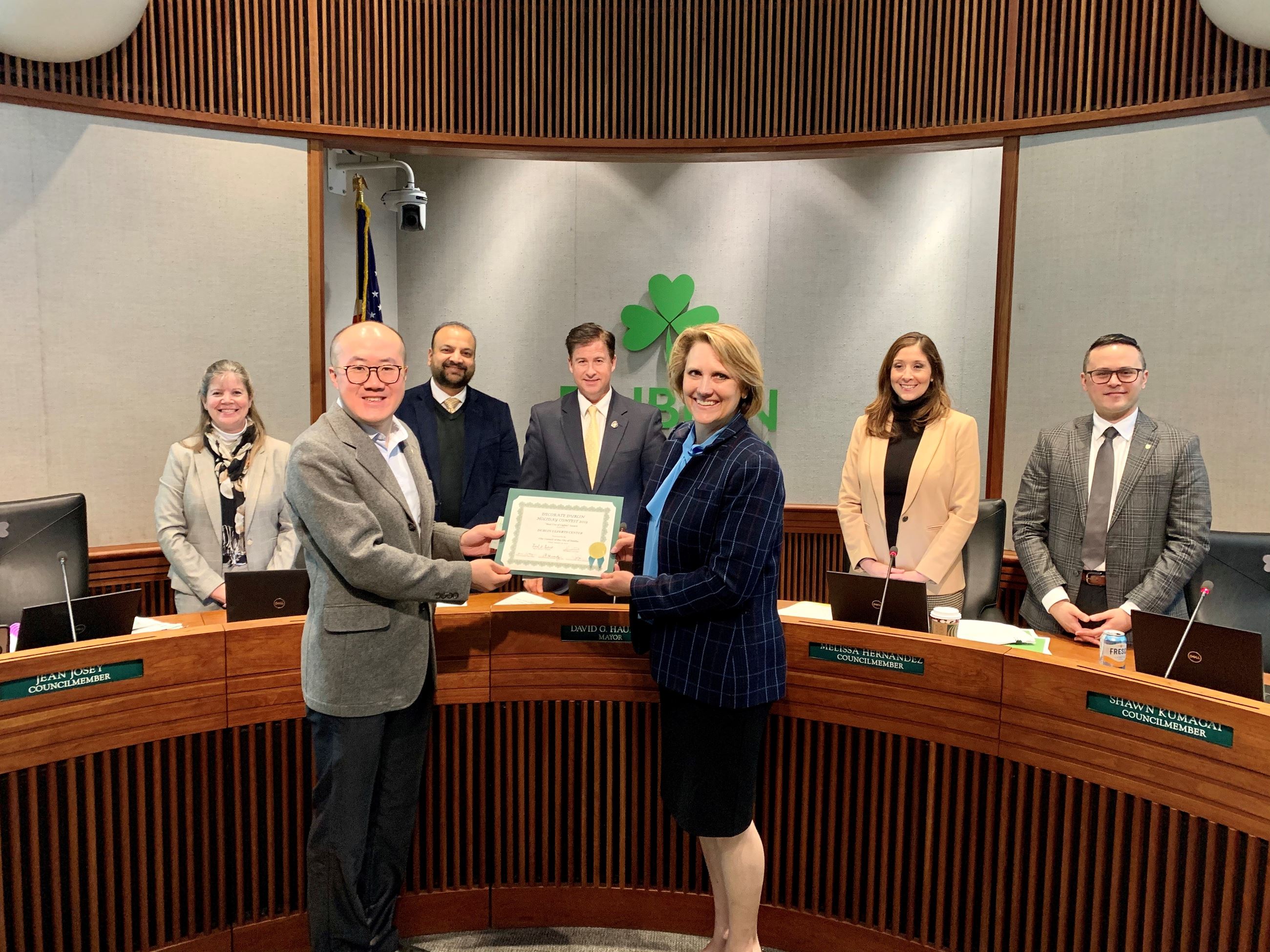 January 14, 2020 - "Decorate Dublin for Businesses" Winner (Ulfert's Center)