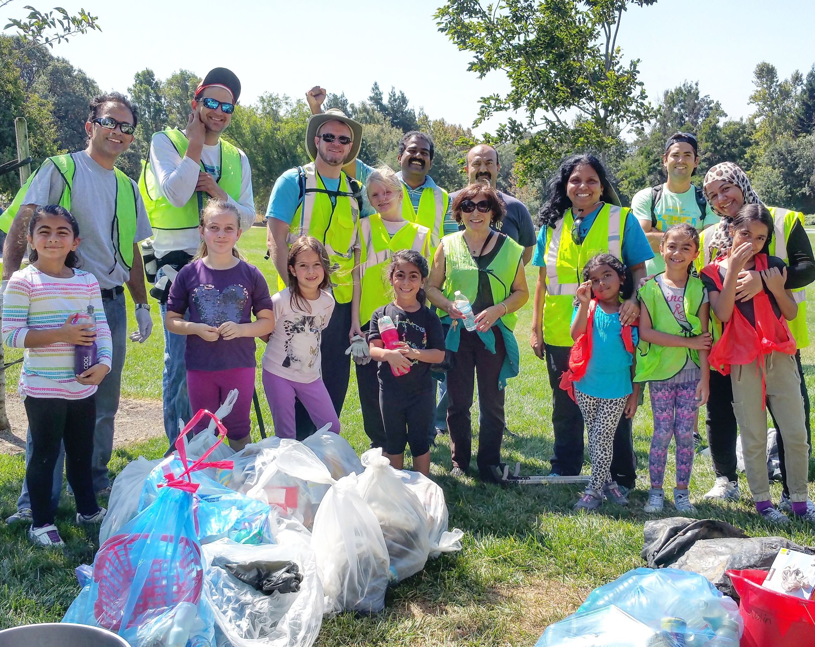 Creek Cleanup team