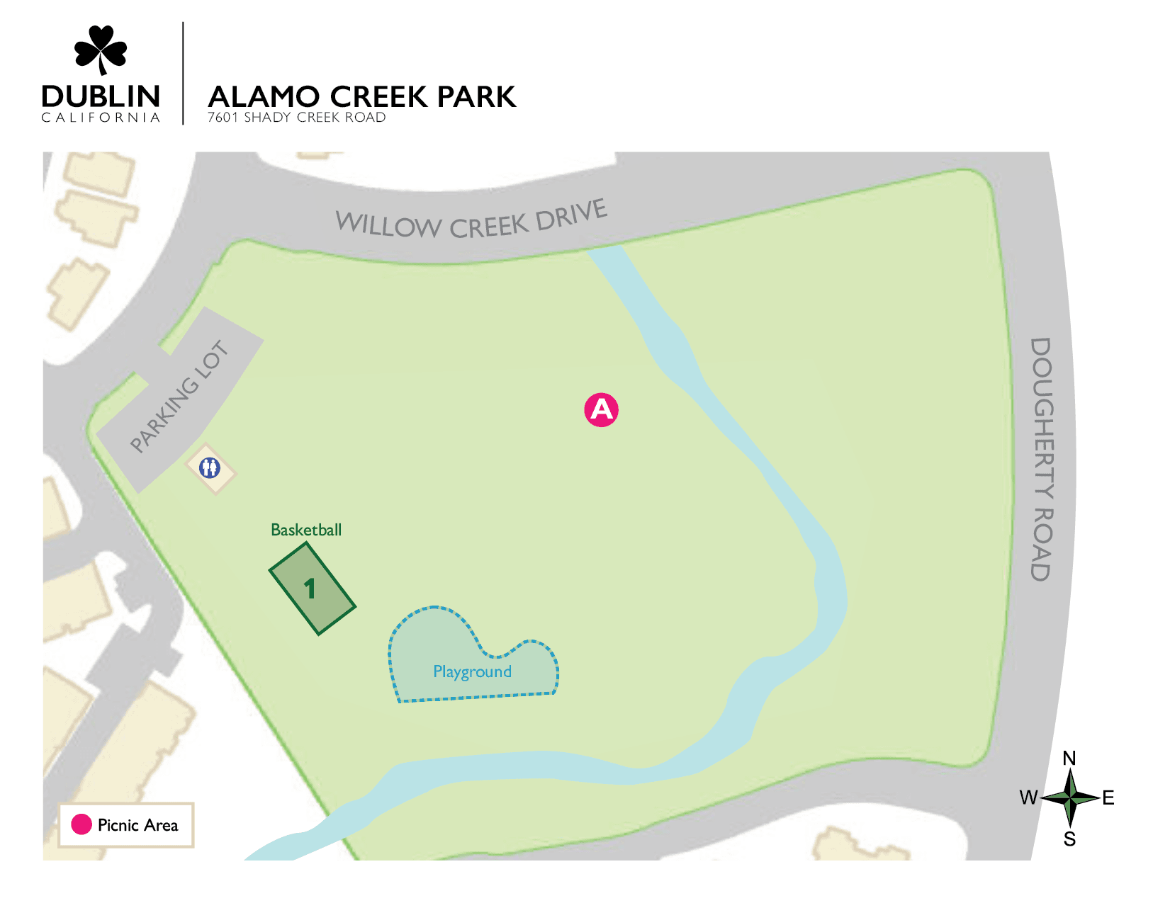 park maps-Alamo Creek Park