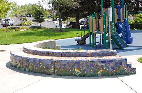 Mosaic Benches 