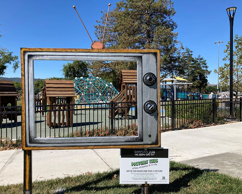 Painted Wood Picture Frame