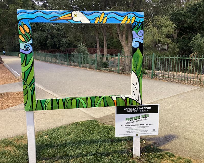 Painted Wood Picture Frame